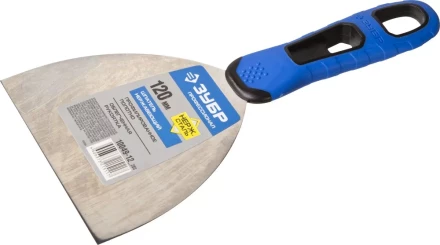 Шпатель ЗУБР &quot;ПРОФЕССИОНАЛ&quot; профилированное нержавеющее полотно, 2к ручка, 120мм 10049-12_z03 купить в Ноябрьске