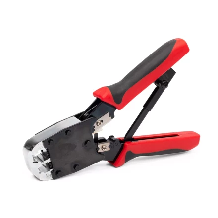 Кримпер многофункциональный КВТ JT-02M с 2 встроенными модулями для обжима RJ-45, RJ-12, RJ-11 (84825) купить в Ноябрьске