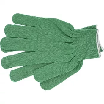 Перчатки нейлон ПВХ точка 13 класс цвет изумрудный L 67828 купить в Ноябрьске