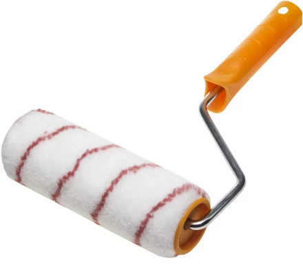 Валик NYLON ПОЛИАМИД малярный в сборе, ворс 10мм, бюгель 8мм, 48х180мм, STAYER Profi 0316-18 купить в Ноябрьске