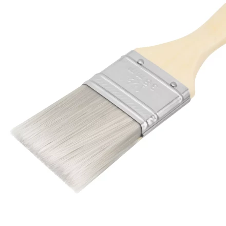 Кисть плоская для лаков &quot;Евро&quot; 1.5&quot;, искусственная щетина, деревянная ручка MTX 83086 купить в Ноябрьске