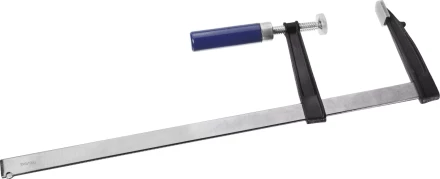 Струбцина DEXX, тип &quot;F&quot;, деревянная ручка, стальная закаленная рейка, 120х500мм 3205-120-500 купить в Ноябрьске