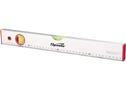 Уровень алюминиевый 400 мм 2 глазка линейка  SPARTA 35104 купить в Ноябрьске