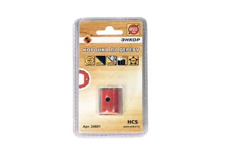 Коронка по дереву 22 мм Энкор 24601 купить в Ноябрьске