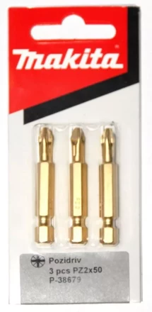 Биты Makita PZ2 50мм 3шт, алмазные (P-38679) купить в Ноябрьске