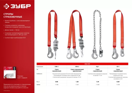 Строп ленточный одноплечный с амортизатором серия Без серии купить в Ноябрьске