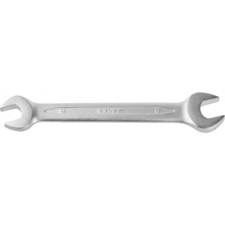 Ключ ЗУБР &quot;ПРОФИ&quot; гаечный рожковый, Cr-V сталь, хромированный, 10х12мм 27027-10-12 купить в Ноябрьске