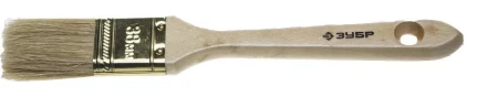 Кисть плоская  ЗУБР &quot;УНИВЕРСАЛ-ЭКСПЕРТ&quot;, натуральная щетина, деревянная ручка, 38мм 4-01005-038 купить в Ноябрьске