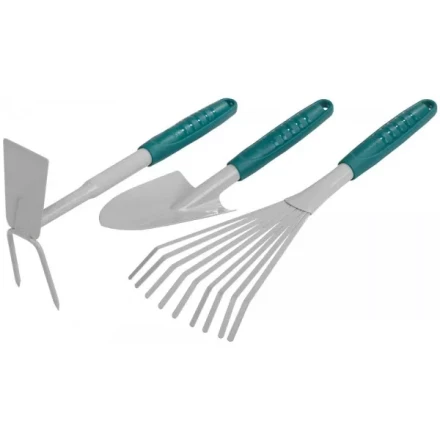 Набор RACO садовый: совок 4207-53481, мотыжка -53486, грабли веерные -53492 4225-53/477 купить в Ноябрьске