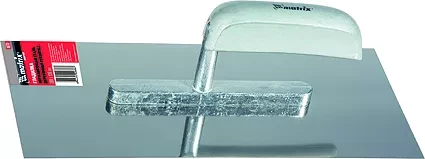 Гладилка из нержавеющей стали 600 х 130 мм деревянная ручка  MATRIX 86735 купить в Ноябрьске