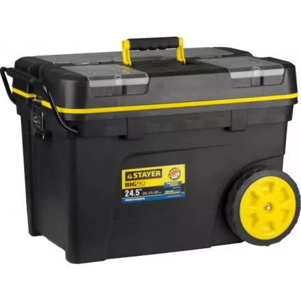 Ящик-тележка для инструмента &quot;BIGPRO&quot; пластиковая, STAYER Professional 38107-24 купить в Ноябрьске