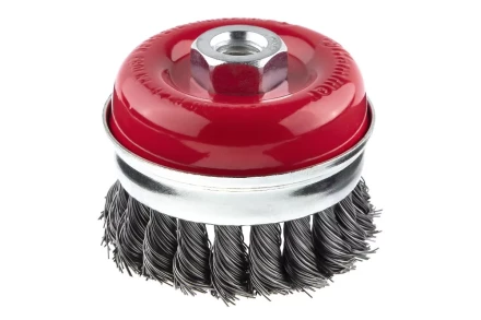 Кордщетка HAMMER чаша 75мм для УШМ витая сталь (207-110) купить в Ноябрьске