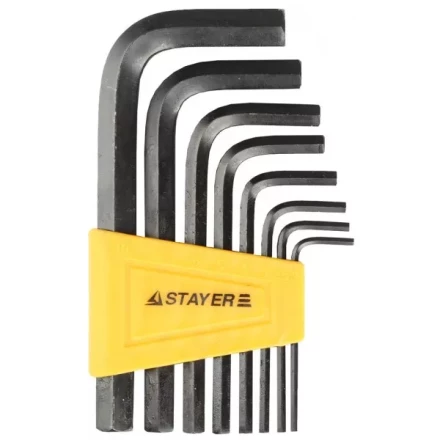 Набор STAYER Ключи &quot;STANDARD&quot; имбусовые, 2 - 10мм, 8 шт 27405-H8 купить в Ноябрьске