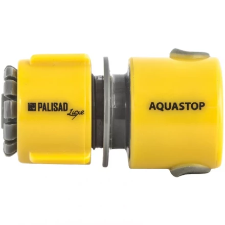 Соединитель пластмассовый быстросъемный для шланга 1/2&quot; аквастоп LUXE PALISAD 66472 купить в Ноябрьске