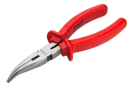 Длинногубцы Econom 200 мм изогнутые шлифованные пластмассовые рукоятки MATRIX 17496 купить в Ноябрьске