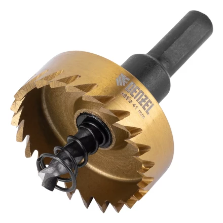 Коронка по металлу HSS, 41 мм, нитридтитановое покрытие Denzel 724113 купить в Ноябрьске