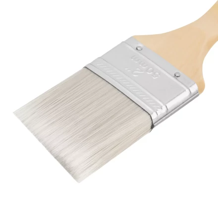 Кисть плоская для лаков &quot;Евро&quot; 2&quot;, искусственная щетина, деревянная ручка Matrix 83087 купить в Ноябрьске