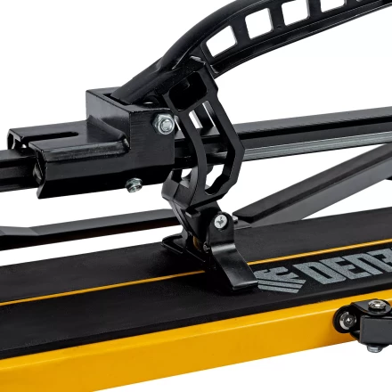 Плиткорез рельсовый Denzel 800х16мм, каретка на подш., стальная станина, усил. рукоятка-пенал 877016 купить в Ноябрьске