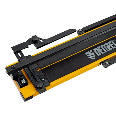 Плиткорез рельсовый Denzel 800х16мм, каретка на подш., стальная станина, усил. рукоятка-пенал 877016 купить в Ноябрьске