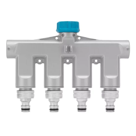 Разветвитель четырёхканальный Palisad 65833, с внутренней резьбой 3/4&quot;, алюминий, LUXE купить в Ноябрьске