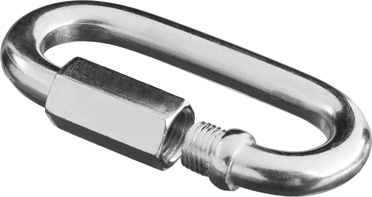 Карабин ЗУБР "МАСТЕР" винтовой с муфтой, оцинкованный, 6мм, 30 шт 4-304535-06 купить в Ноябрьске