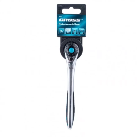 Ключ трещоточный 120 зубьев 1/4&quot; Gross 14135 купить в Ноябрьске