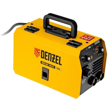 Аппарат инвертор. полуавтомат. сварки Mini MIG-140LFG, 140 А, ПВ 60%// Denzel 94305 купить в Ноябрьске