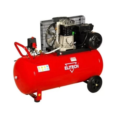 Компрессор масляный поршневой ременной Elitech КР 100/AB515/3Т купить в Ноябрьске