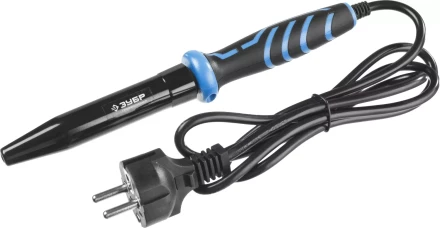 Паяльник ЗУБР &quot;ПРОФЕССИОНАЛ&quot; с двухкомпонентной рукояткой, с защитным колпачком, керамическим нагревательным элементом, 60Вт, конус 55413-60 купить в Ноябрьске