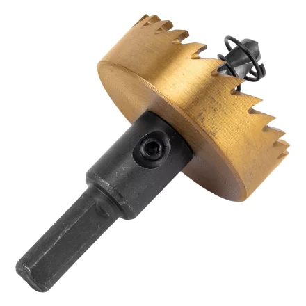 Коронка по металлу HSS, 42 мм, нитридтитановое покрытие Denzel 724114 купить в Ноябрьске