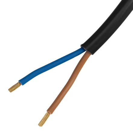 Шнур сетевой Denzel Energy Series, ПВС, 1,5 м, 2 x 1,5 мм, с неразборной вилкой, черный, 3 м, 37669 купить в Ноябрьске