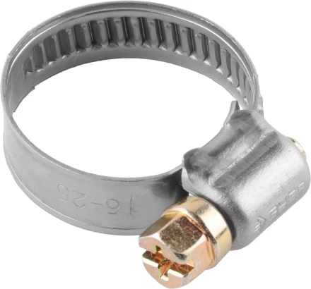 Хомуты ЗУБР &quot;ЭКСПЕРТ&quot;, нерж. сталь, накатная лента 9 мм, 10-16 мм, 200 шт 37820-10-16-200 купить в Ноябрьске