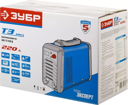 Сварочный инвертор с дисплеем ММА ЗАС-Т3-220-Д серия ПРОФЕССИОНАЛ купить в Ноябрьске