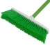 Щетка пластмассовая для подметания пола, 27 см, c черенком, 120 см, салатовая щетина, Home Palisad 935455 купить в Ноябрьске