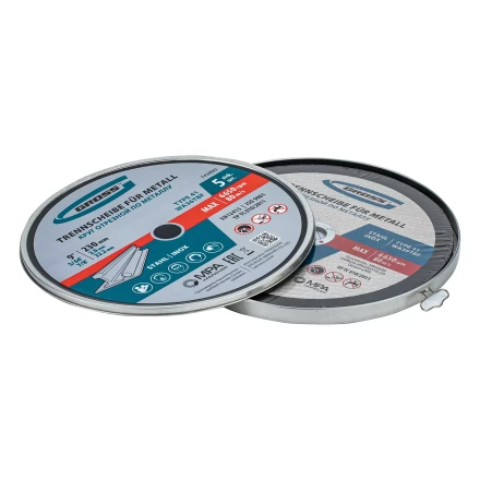 Круг отрезной по металлу, 230 х 2,0 х 22,2 мм, WA36TBF, в метал.банке, 5 шт. Gross 743890 купить в Ноябрьске