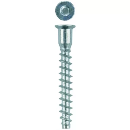 Винт-конфирмат ЗУБР оцинкованный, шестигранный шлиц, 7,0ммх50мм, 2000шт 4-308050-70-050 купить в Ноябрьске