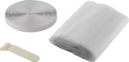 Сетка STAYER &quot;COMFORT&quot; противомоскитная для окна, с крепежной лентой, белая, ПЭТ, 1,1 х 1,3м 12480-11-13 купить в Ноябрьске