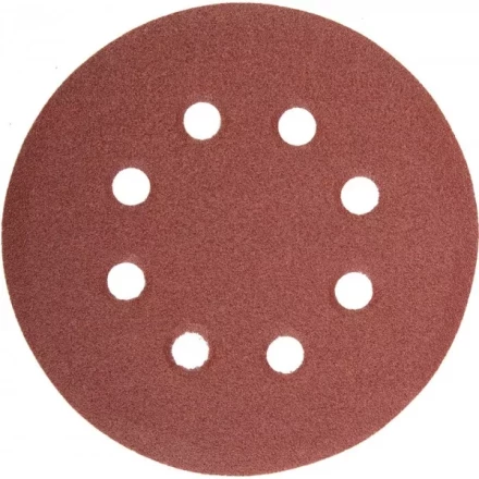 Круг шлифовальный универсальный STAYER &quot;MASTER&quot; из абразивной бумаги на велкро основе, 8 отверстий, Р120, 115мм, 5шт 35450-115-120 купить в Ноябрьске