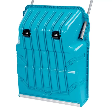 Скрепер-волокуша для уборки снега  Palisad 61694, полипропилен, колеса, 595х715х1445мм, рукоятка с ПВХ, LUXE купить в Ноябрьске