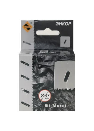 Коронка Bi-Metal Ф67 мм М3 Энкор 24167 купить в Ноябрьске