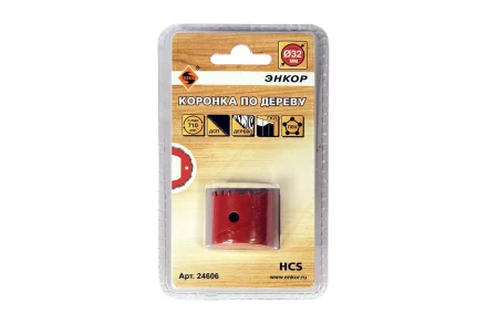 Коронка по дереву 32 мм Энкор 24606 купить в Ноябрьске