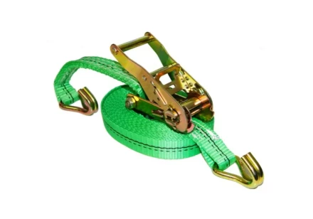 Ремень стяжной TOR 2,5/5,0 т 10,0 м 50 мм зеленый (Long Ergo, пластиковая ручка) 1042387 купить в Ноябрьске