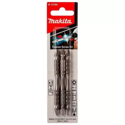 Биты Makita PZ2 85мм 3шт, 2-х сторонние (B-12790) купить в Ноябрьске