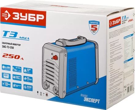 Сварочный инвертор ММА ЗАС-Т3-250 серия ПРОФЕССИОНАЛ купить в Ноябрьске
