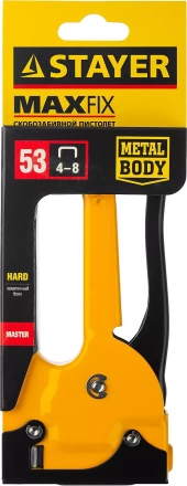 Степлер &quot;B 53&quot;, металлический корпус, для тонкой скобы тип 53 (4-8 мм), STAYER Master 3145_z01 купить в Ноябрьске