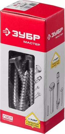 Шурупы ШДШ с шестигранной головкой (DIN 571) коробка серия МАСТЕР купить в Ноябрьске