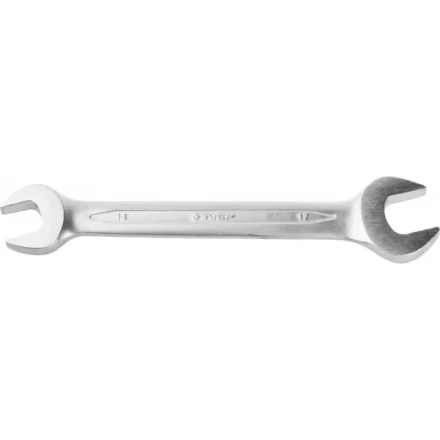 Ключ ЗУБР &quot;ПРОФИ&quot; гаечный рожковый, Cr-V сталь, хромированный, 14х17мм 27027-14-17 купить в Ноябрьске