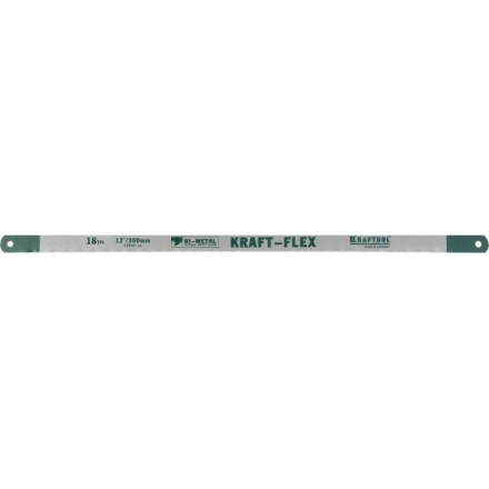 Полотно &quot;KRAFT-FLEX&quot; по металлу, KRAFTOOL 15942-18-S50, Bi-Metal, 18TPI, 300 мм, 50 шт 15942-18-S50 купить в Ноябрьске