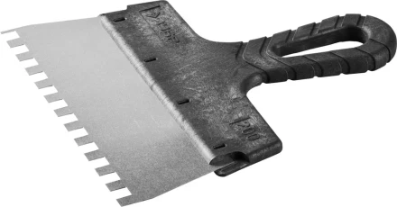 Шпатель ЗУБР &quot;МАСТЕР&quot; ФАСАДНЫЙ, нержавеющее полотно, 200мм, зуб 8х8мм 10078-20-08 купить в Ноябрьске