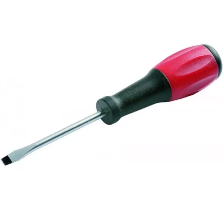 Отвертка ЗУБР &quot;МАСТЕР&quot;, хром-ванадиевая сталь, эргономичная двухкомпонентная рукоятка, SL 5,0х150мм 25231-05-15 купить в Ноябрьске
